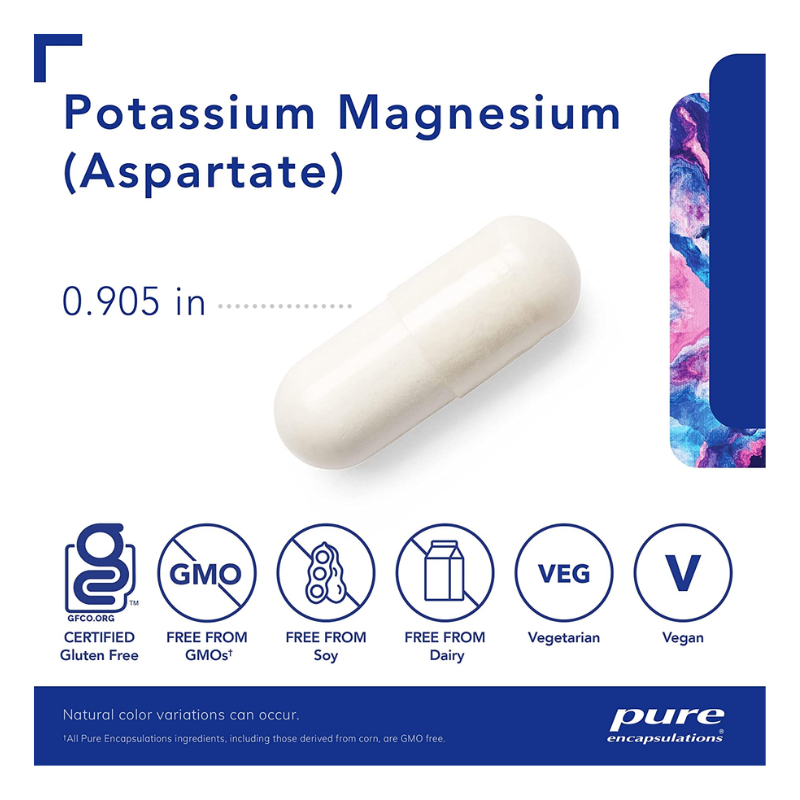 Potassium Magnesium (Aspartate) | 90 Capsules